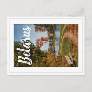 Wit-Rusland Grodno Platteland Landschap Briefkaart