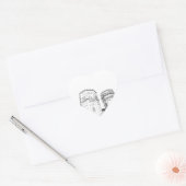 Wit-Rusland Grodno Watertorens Hart Sticker (Envelop)