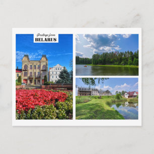 Wit-Rusland Groeten Natuur Architectuur Ansichtkaa Briefkaart