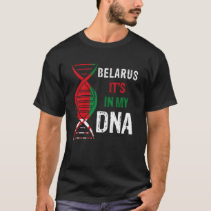 Wit-Rusland Het zit in mijn DNA Trots Wit-Russisch T-shirt