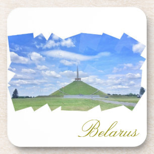 Wit-Rusland Heuvel van de Roem Architectuur Natuur Bier Onderzetter