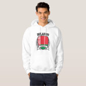 Wit-Rusland Hoodie (Voorkant volledig)