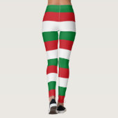 Wit-Rusland: Horizontale streepjes voor de nationa Leggings (Achterkant)