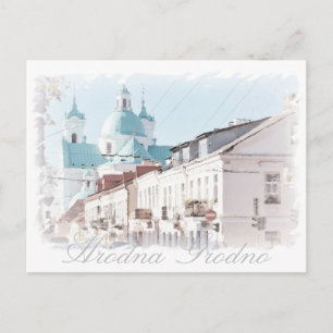 Wit-Rusland Hrodna Grodno Architectuur Ansichtkaar Briefkaart