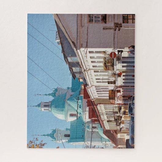 Wit-Rusland Hrodna Grodno Cityscape Puzzle Legpuzzel (Verticaal)