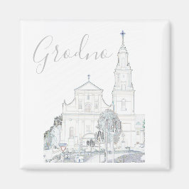 Wit-Rusland Hrodna Grodno Stijlvolle Architectuur Magneet