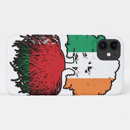 Wit-Rusland - Iers Iers - Boom Roots - vlag Case-Mate iPhone Case (Achterkant (horizontaal))