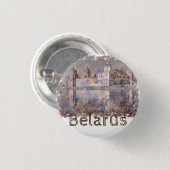 Wit-Rusland Kasteel Mir-architectuur knopspeldje Ronde Button 3,2 Cm (Voorkant /achterkant)