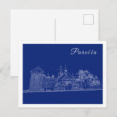 Wit-Rusland Katholieke architectuur van Porechye P Briefkaart (Voorkant / Achterkant)