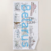 Wit-Rusland: Koetshanddoek voor de architectuur va Strandlaken (Voorkant)