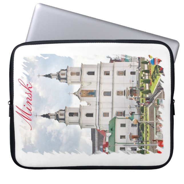 Wit-Rusland Minsk Architectuur Laptop Sleeve Hoesj (Voorkant)