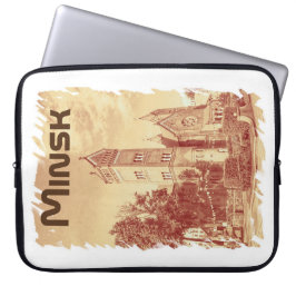 Wit-Rusland Minsk Architectuur Laptop Sleeve Hoesj