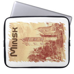 Wit-Rusland Minsk Architectuur Laptop Sleeve Hoesj