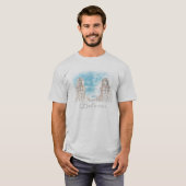 Wit-Rusland Minsk Architectuur T-shirt top (Voorkant volledig)