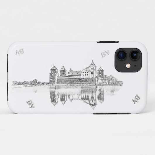Wit-Rusland Mir Castle МйискArchitectuur Case-Mate iPhone Case (Achterkant (horizontaal))