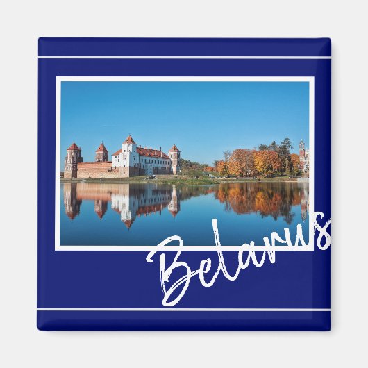 Wit-Rusland Mir Castle Architecture Magnet (Voorkant)