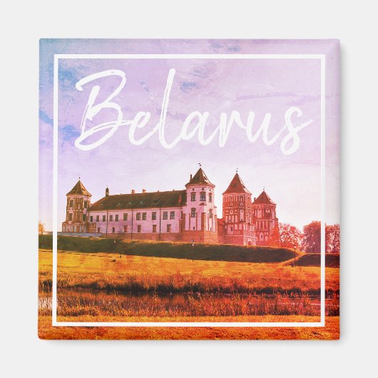 Wit-Rusland Mir Castle Architecture Natuur Magnet (Voorkant)