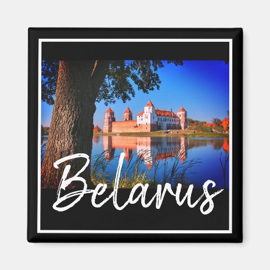 Wit-Rusland Mir Castle Architecture Natuur Magnet (Voorkant)