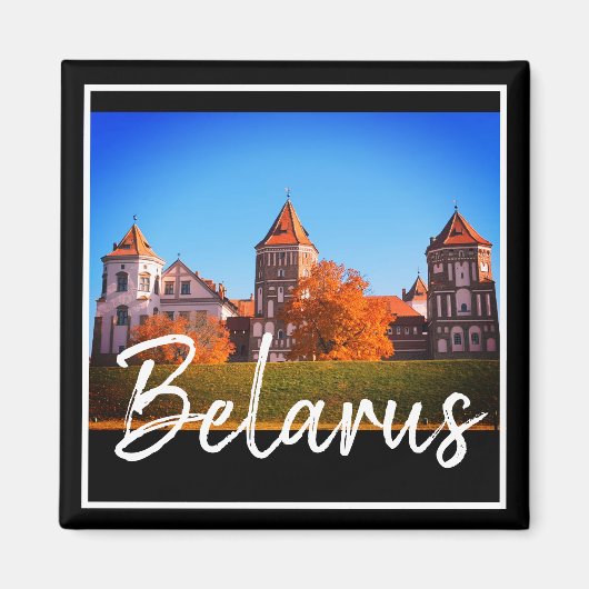 Wit-Rusland Mir Castle Architecture Natuur Magnet (Voorkant)