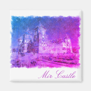 Wit-Rusland Mir Castle Architecture Painting Magne Magneet