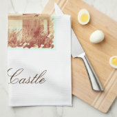 Wit-Rusland Mir Castle Architecture Sketch Theedoek (Quarter Fold)