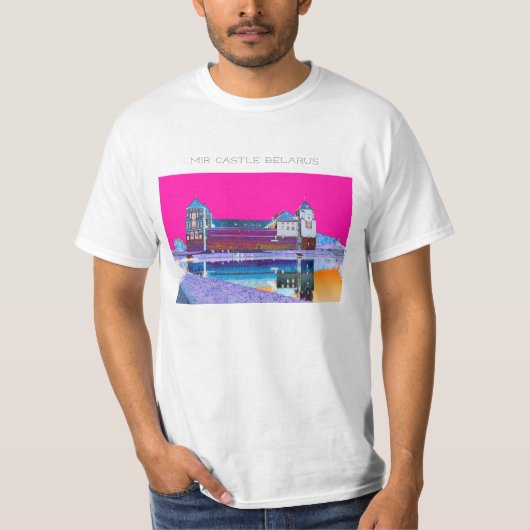 Wit-Rusland Mir Castle Architecture T-Shirt Top (Voorkant)