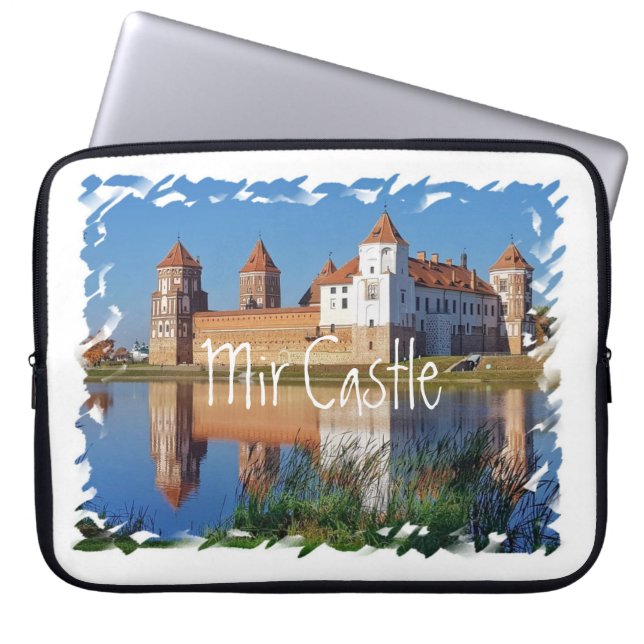 Wit-Rusland Mir Castle Architectuur Laptop Sleeve (Voorkant)