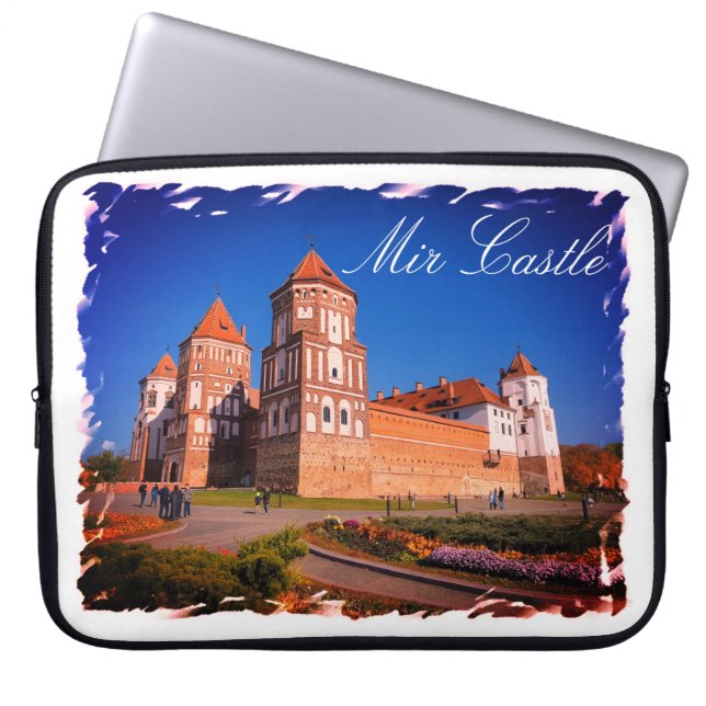 Wit-Rusland Mir Castle Architectuur Laptop Sleeve (Voorkant)