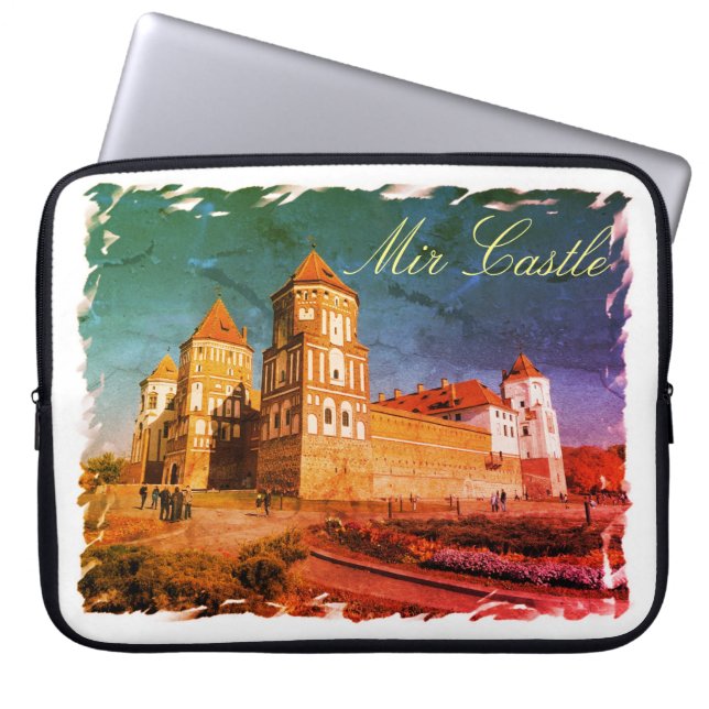 Wit-Rusland Mir Castle Architectuur Laptop Sleeve (Voorkant)
