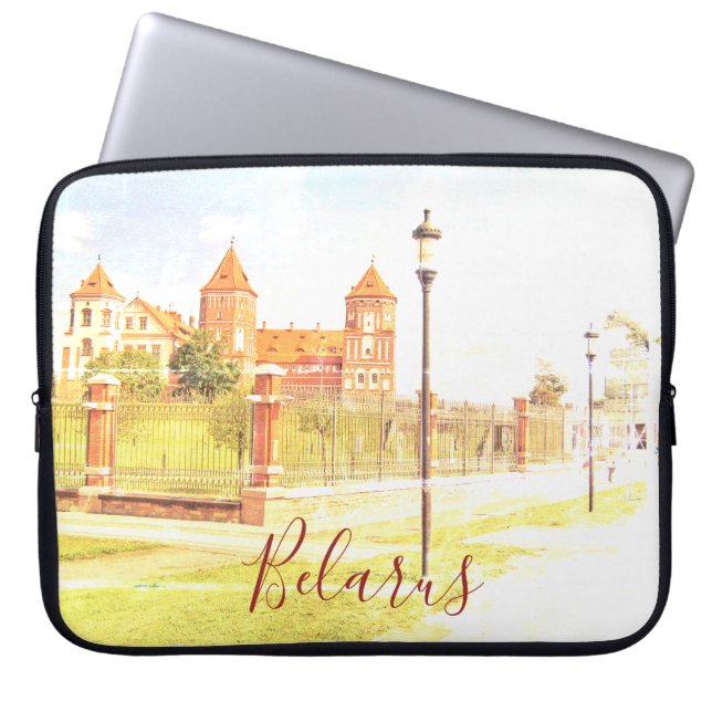 Wit-Rusland Mir Castle Architectuur Laptop Sleeve (Voorkant)