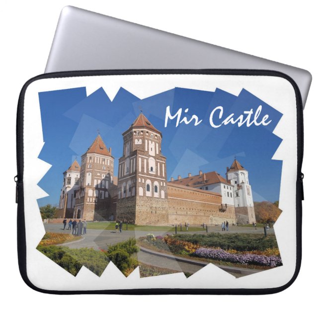 Wit-Rusland Mir Castle Architectuur Laptop Sleeve (Voorkant)