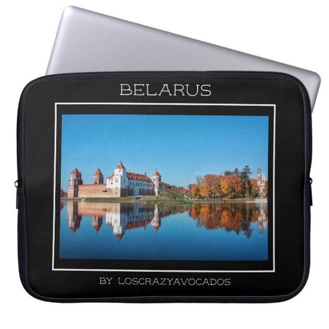 Wit-Rusland Mir Castle Architectuur Laptop Sleeve (Voorkant)