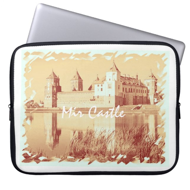 Wit-Rusland Mir Castle Architectuur Laptop Sleeve (Voorkant)