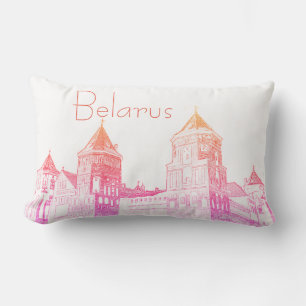 Wit-Rusland Mir Castle Cityscape Travel Cushion Pi Kussen