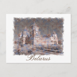 Wit-Rusland Mir Kasteel Architectuur Ansichtkaart Briefkaart