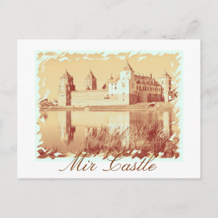 Wit-Rusland Mir Kasteel Architectuur Ansichtkaart Briefkaart