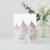 Wit-Rusland Mir Kasteel Architectuur Briefkaart (Staand voorkant)