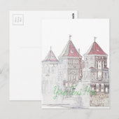 Wit-Rusland Mir Kasteel Architectuur Briefkaart (Voorkant / Achterkant)