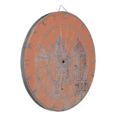 Wit-Rusland Mir Kasteel Architectuur Dartbord (Voorkant Links)