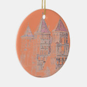 Wit-Rusland Mir Kasteel Architectuur Keramisch Ornament (Rechts)