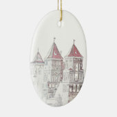 Wit-Rusland Mir Kasteel Architectuur Keramisch Ornament (Rechts)