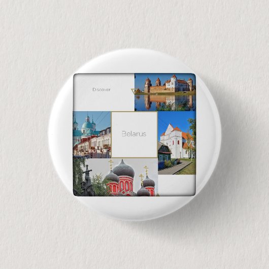 Wit-Rusland Mir Kasteel Architectuur Knoop Speldje (Voorkant)