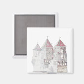 Wit-Rusland Mir Kasteel Architectuur Magneet (Voorkant / Achterkant)