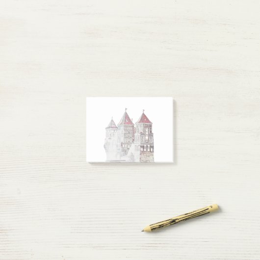 Wit-Rusland Mir Kasteel Architectuur Post-it® Notes (Op bureau)