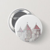 Wit-Rusland Mir Kasteel Architectuur Ronde Button 5,7 Cm (Voorkant /achterkant)