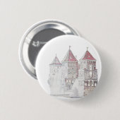 Wit-Rusland Mir Kasteel Architectuur Ronde Button 5,7 Cm (Voorkant /achterkant)