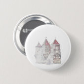 Wit-Rusland Mir Kasteel Architectuur Ronde Button 5,7 Cm (Voorkant /achterkant)
