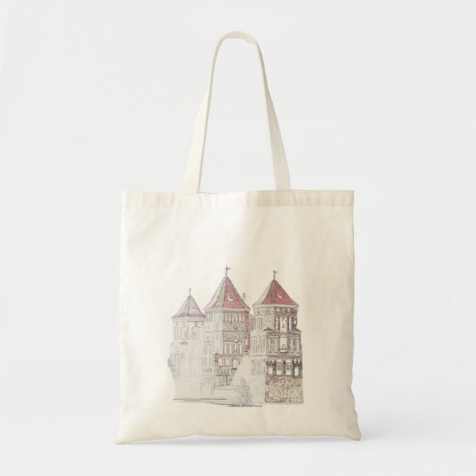 Wit-Rusland Mir Kasteel Architectuur Tote Bag (Voorkant)