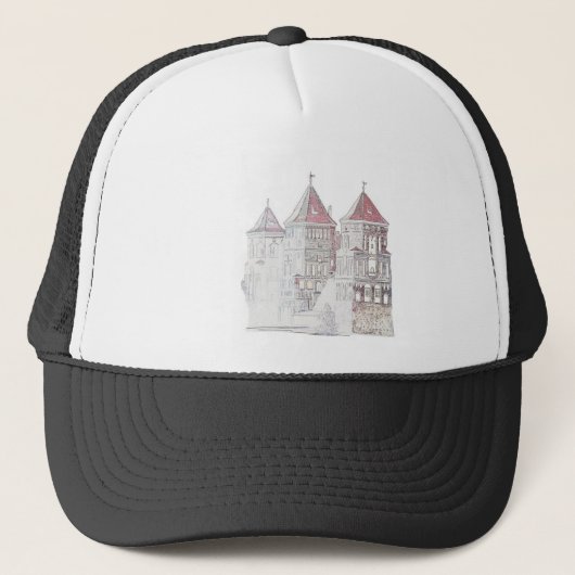Wit-Rusland Mir Kasteel Architectuur Trucker Pet (Voorkant)