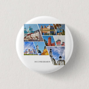 Wit-Rusland Mir Kasteelarchitectuur Button Pin